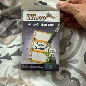 Write one name bag tags